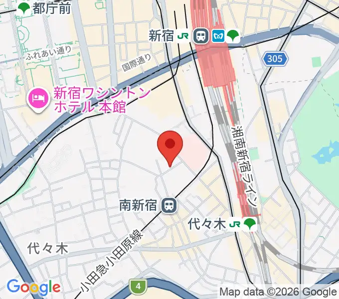 絃楽器のイグチの地図