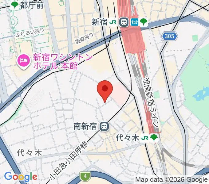 絃楽器のイグチの地図