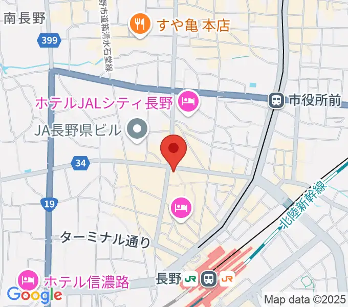 美鈴楽器本店の地図