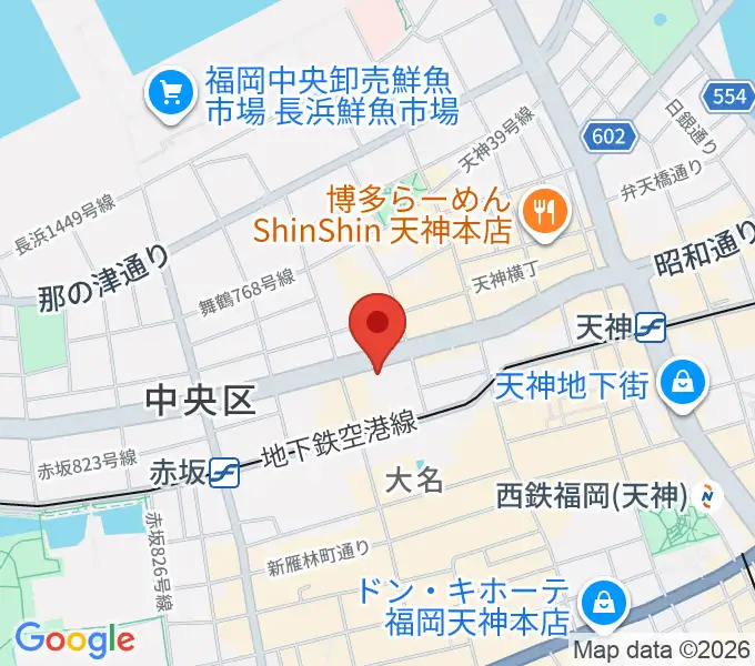 イズタ・バイオリンの地図