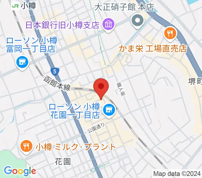 光栄堂楽器店の地図