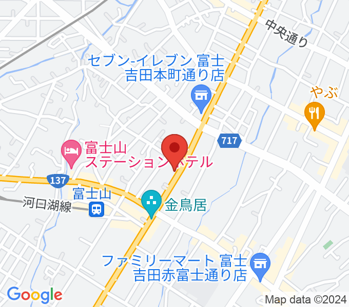 内藤楽器 富士吉田店の場所