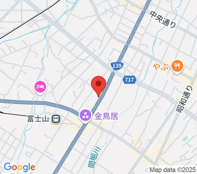 内藤楽器 富士吉田店の地図