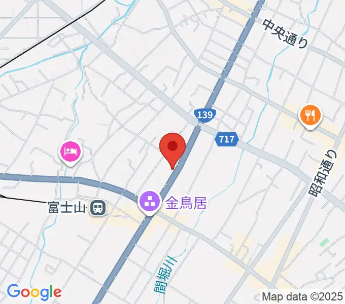 内藤楽器 富士吉田店の地図