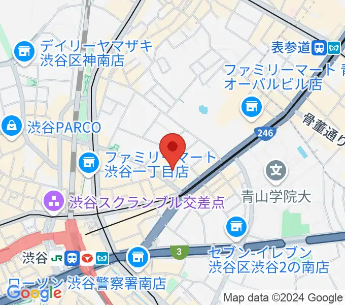 ネロ楽器の地図