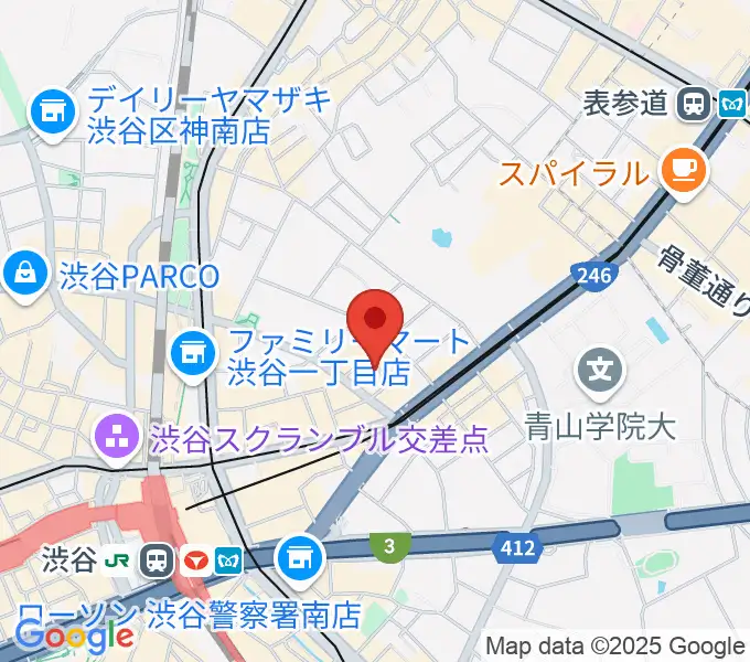 ネロ楽器の地図