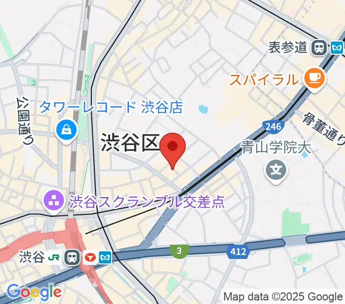 ネロ楽器の地図