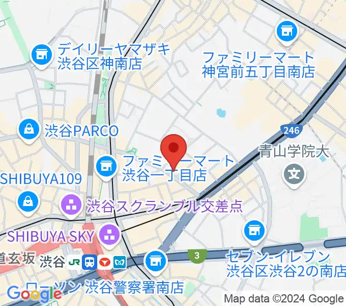 ニコニコギターズの地図