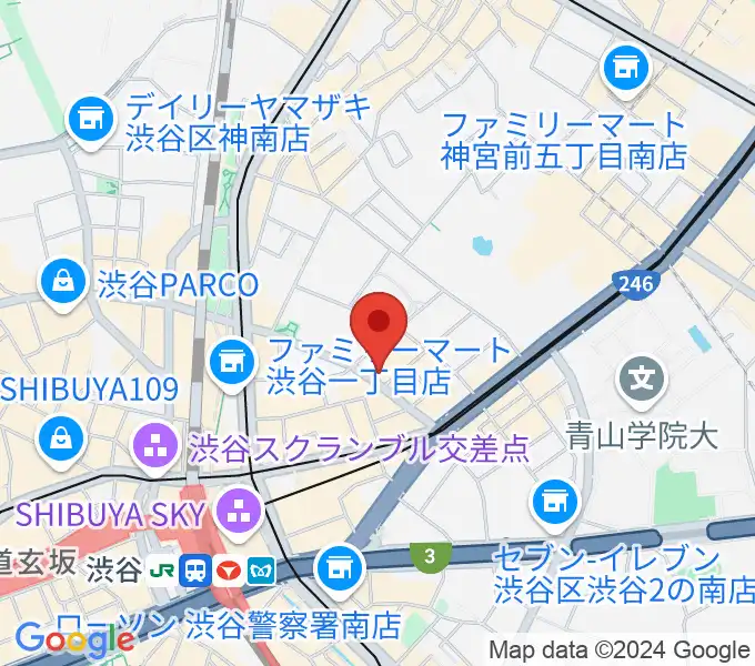 ニコニコギターズの地図