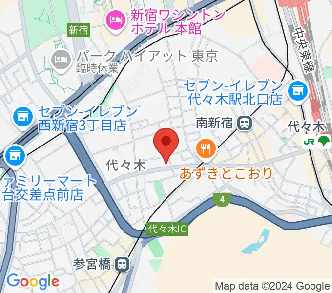 オープンエアースタジオの地図