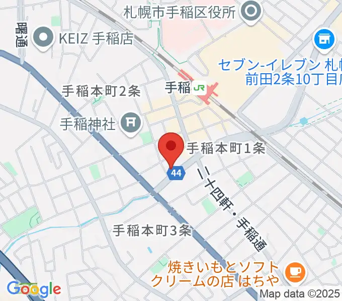 三響楽器の地図
