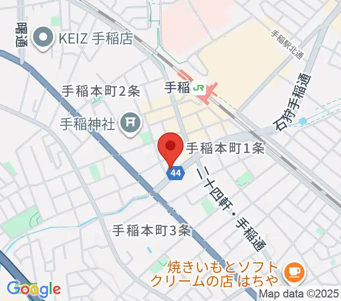 三響楽器の地図