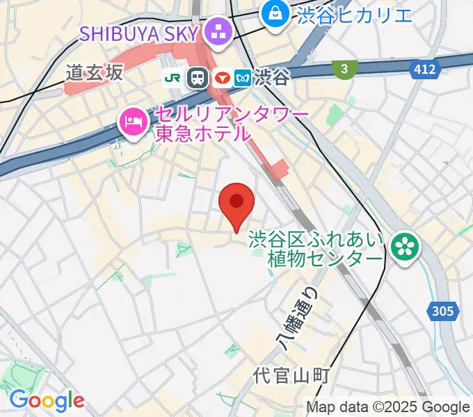 楽器レンタルドットコムの地図