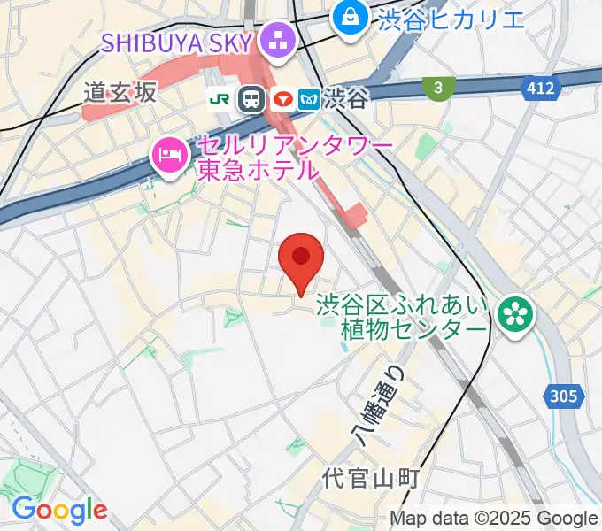 楽器レンタルドットコムの地図