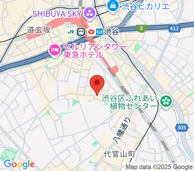 楽器レンタルドットコムの地図