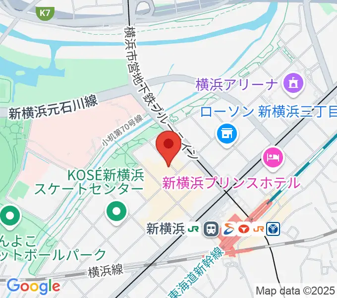 弦楽器工房 拓蔵の地図