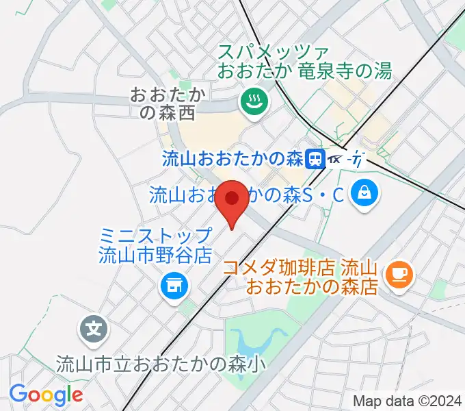 弦楽器専門店アントニオの地図