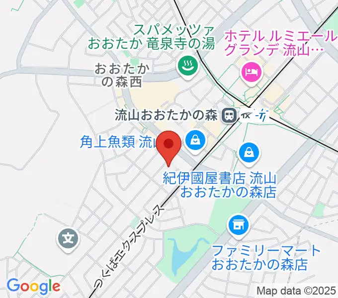 弦楽器専門店アントニオの地図
