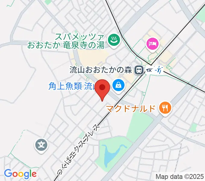 弦楽器専門店アントニオの地図
