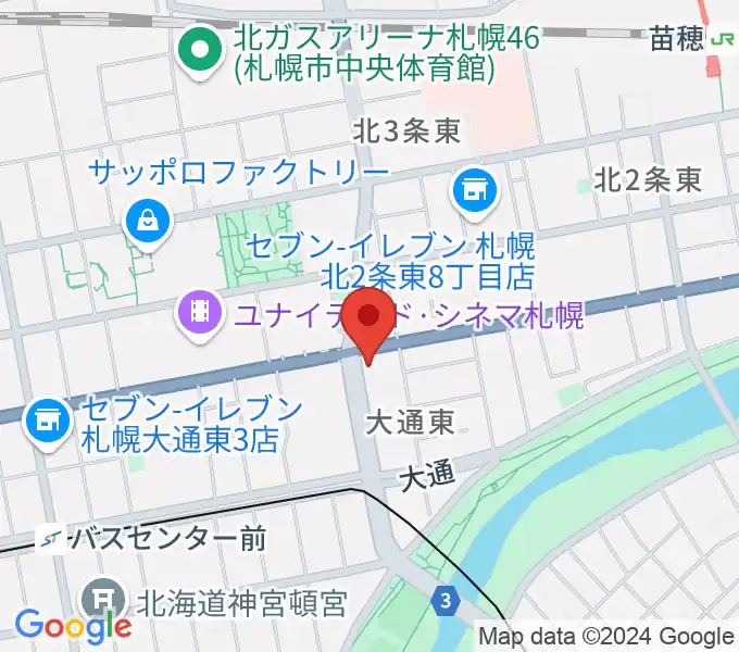 アトリエ・ビー・ウィンドの地図