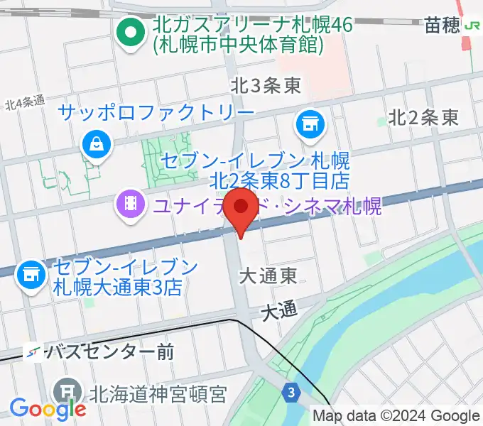 アトリエ・ビー・ウィンドの地図