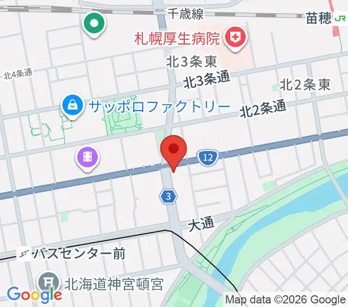 アトリエ・ビー・ウィンドの地図