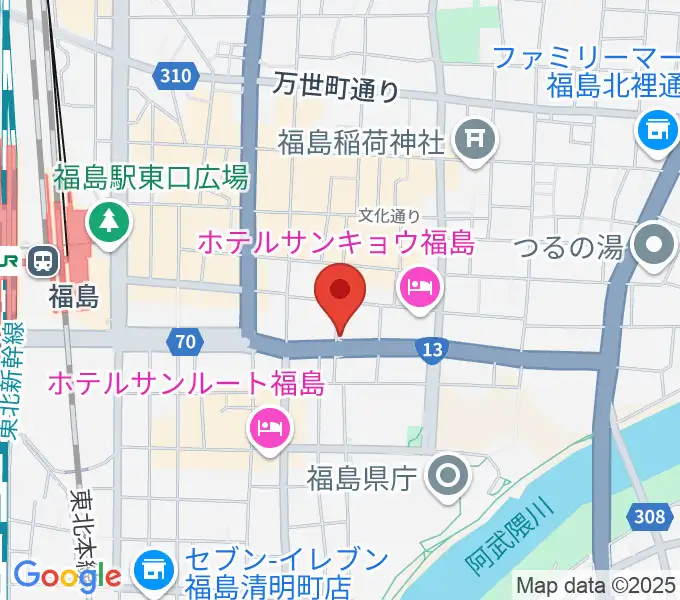 アイヴィー楽器の地図