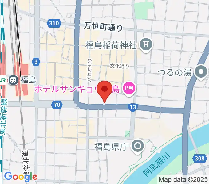アイヴィー楽器の地図