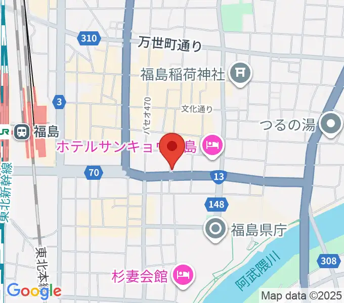 アイヴィー楽器の地図
