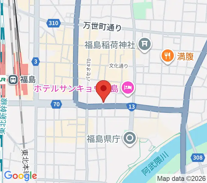 アイヴィー楽器の地図