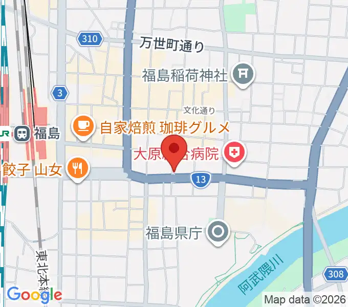 アイヴィー楽器の地図