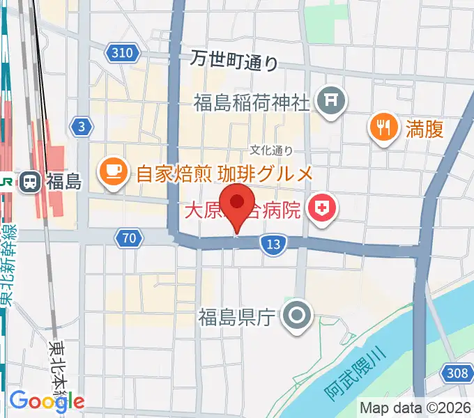 アイヴィー楽器の地図