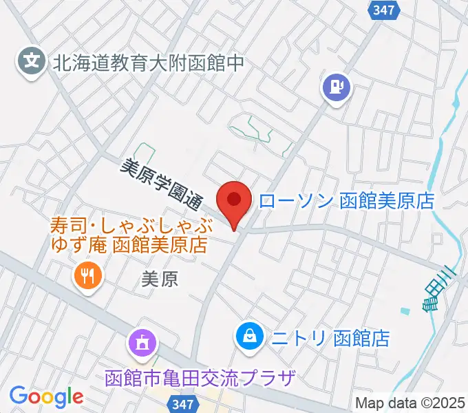 B.FACE MUSICの地図