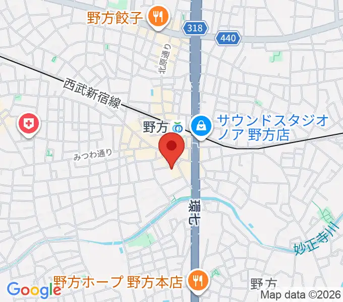 Custom Shop CANOPUSの地図