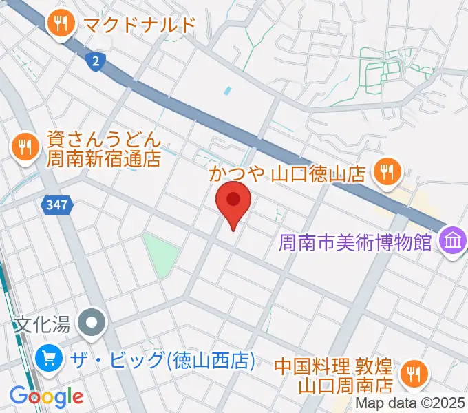 竹勇尺八工房の地図