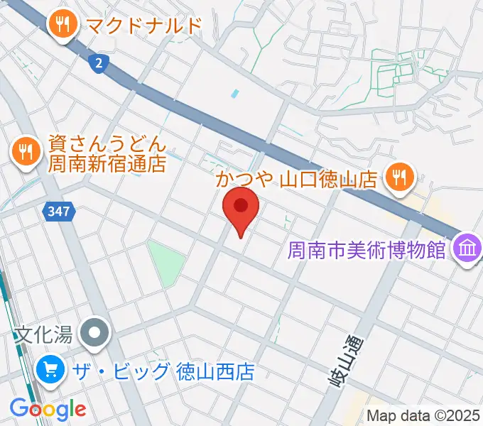 竹勇尺八工房の地図