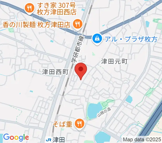 バイオリン工房クレモナの地図