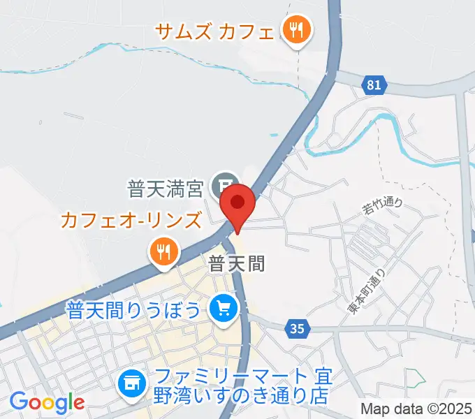 さんしんの松田の地図