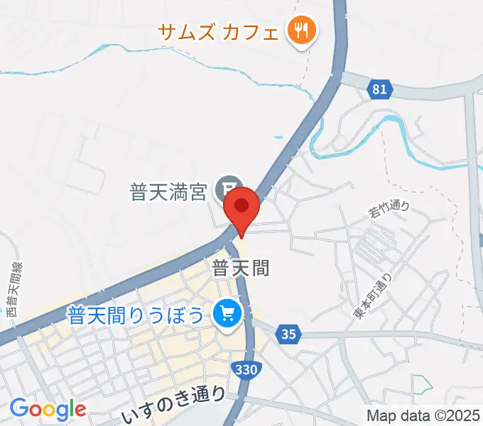 さんしんの松田の地図