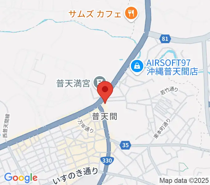 さんしんの松田の地図