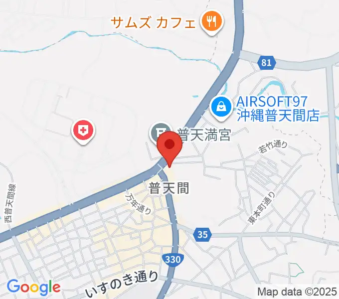 さんしんの松田の地図