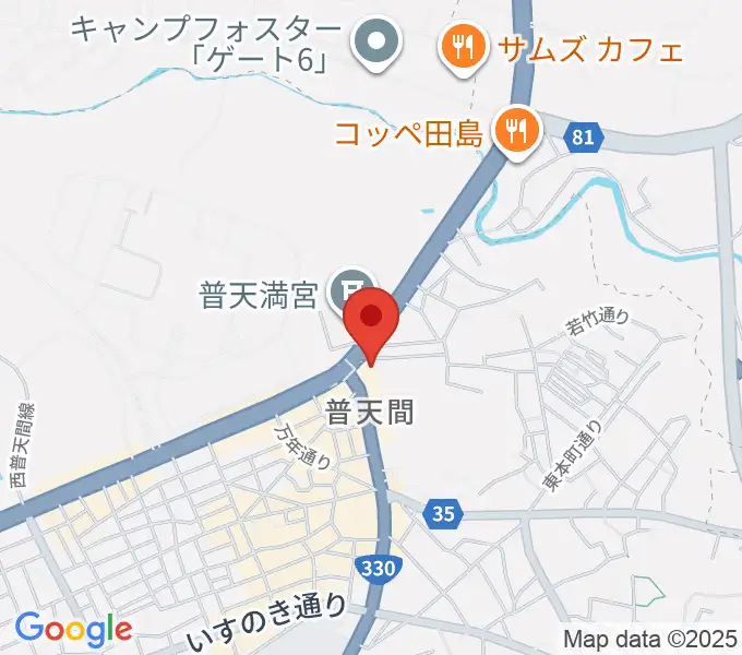 さんしんの松田の地図