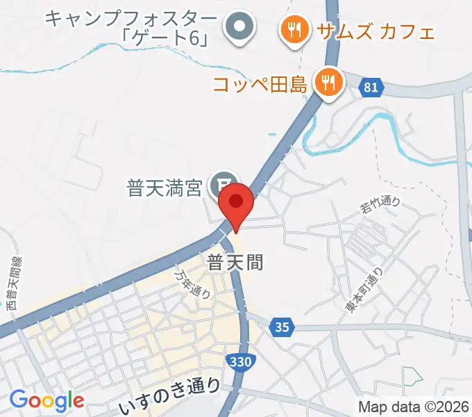 さんしんの松田の地図