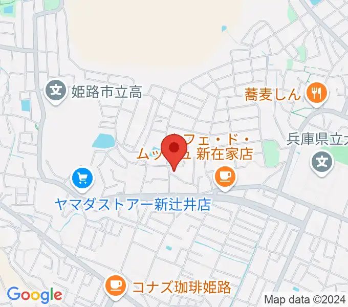 小池ピアノ調律所の地図