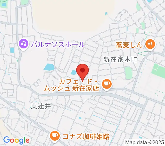 小池ピアノ調律所の地図