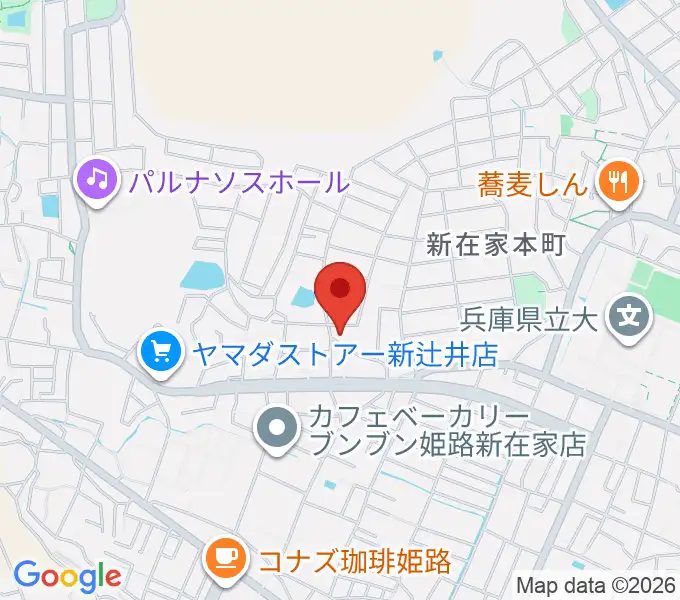 小池ピアノ調律所の地図