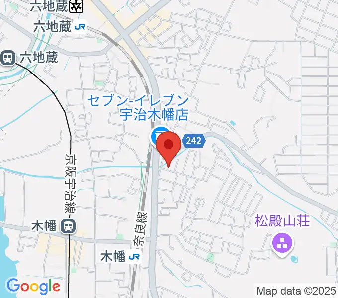ふたば楽器店の地図