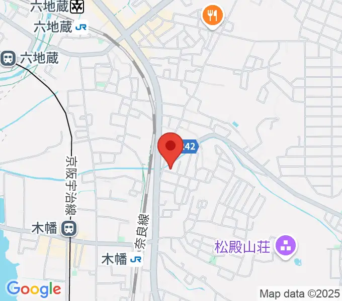 ふたば楽器店の地図