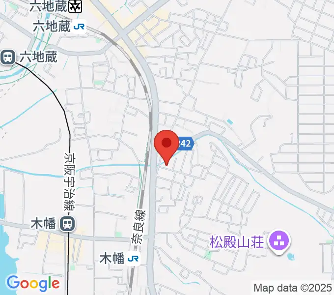 ふたば楽器店の地図