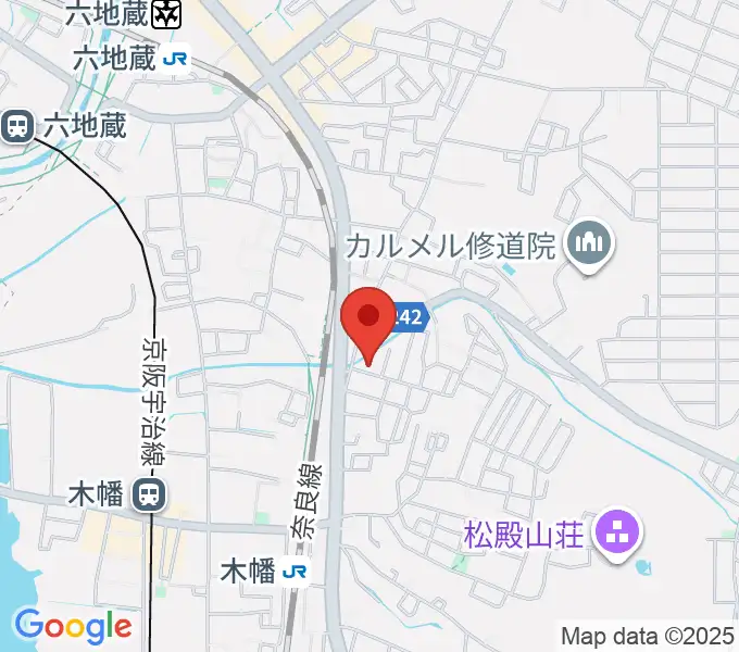 ふたば楽器店の地図